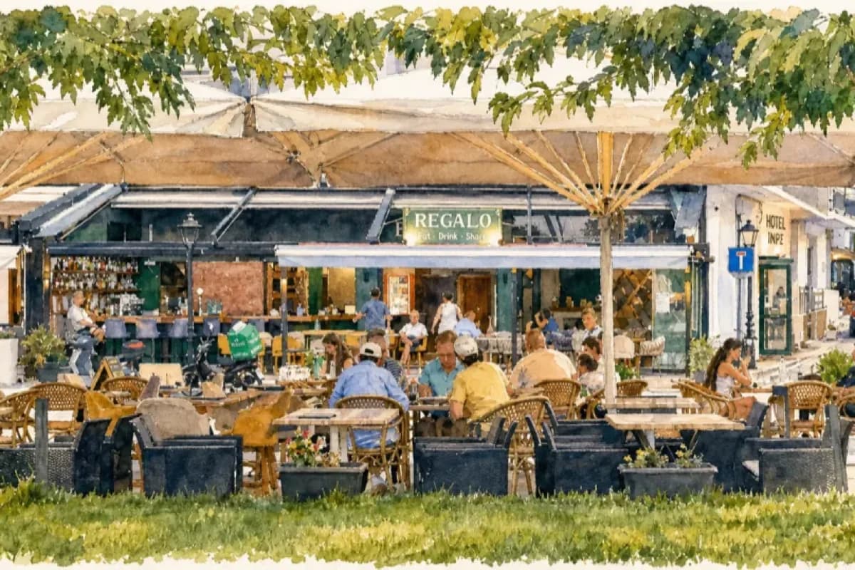 Regalo Epidavros — Harbourfront grill and all-day restaurant