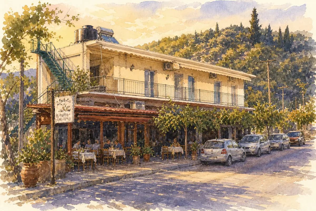 T’ Asteria — Lygourio taverna, short trip