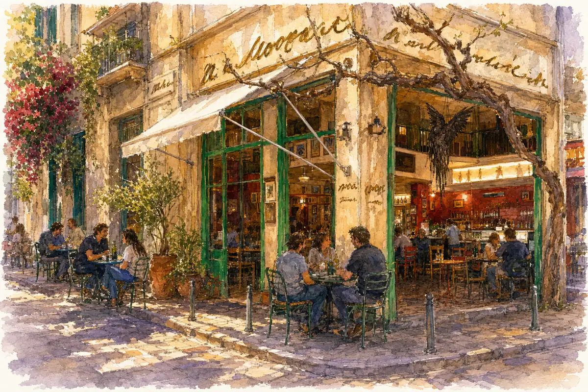 Mouria — Kafeneio, since 1915