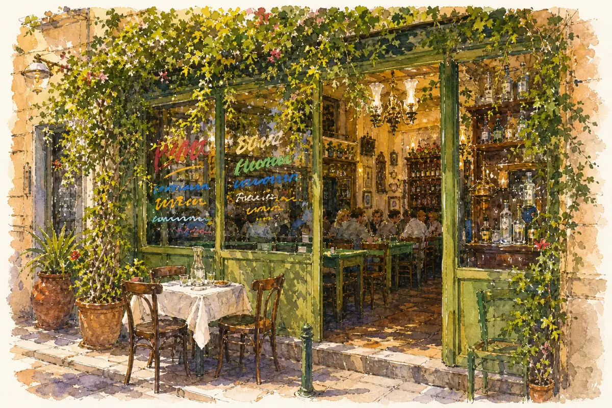 Ouzeri Lesvos — Ouzeri, since 1970