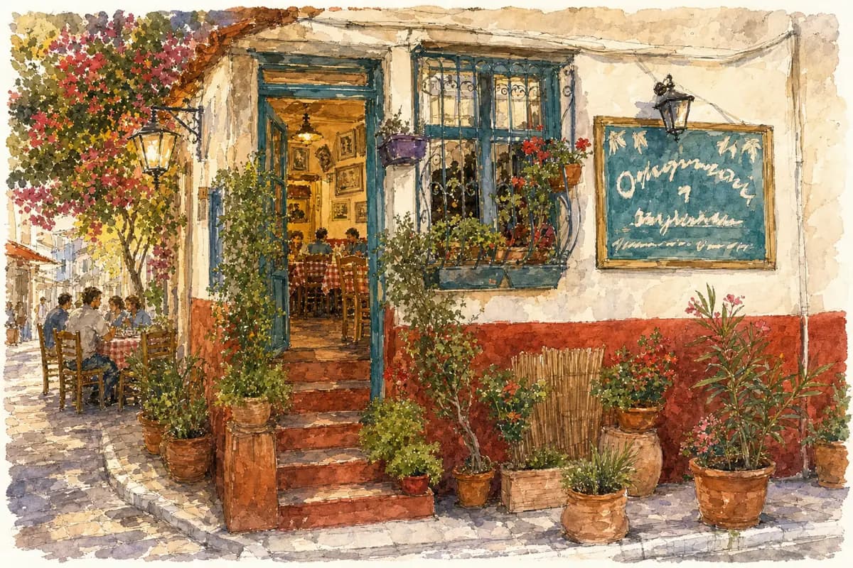 Vourliotina — Asia Minor taverna, in a refugee home