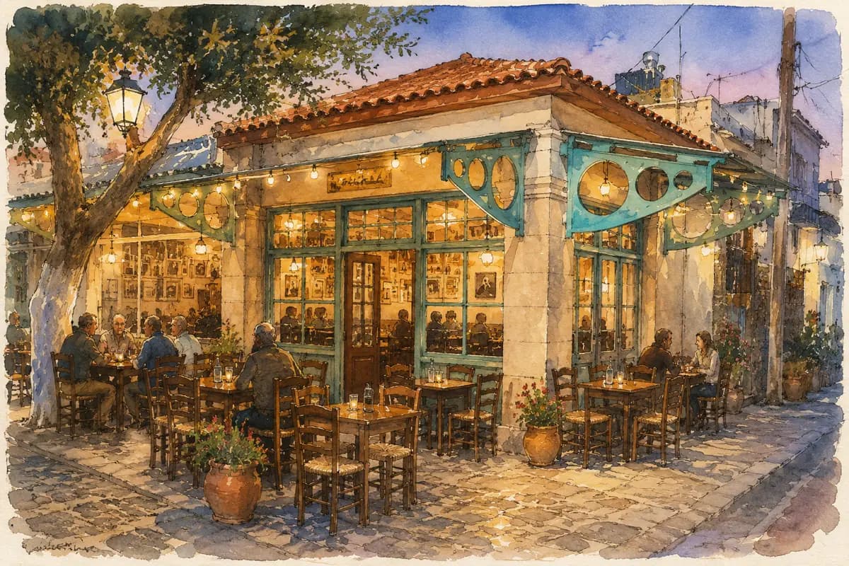 Aivaliotis — Kafeneio and rakadiko
