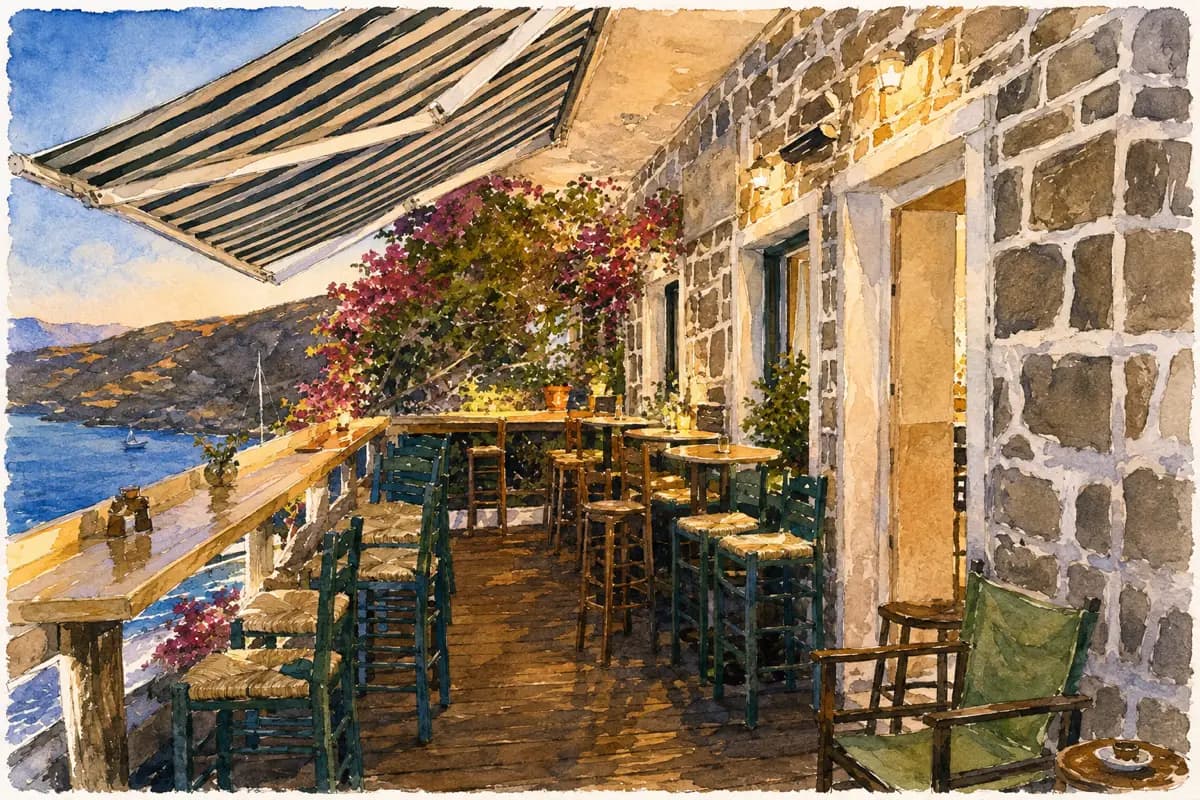 Cafe Mikro — Small harbour bar