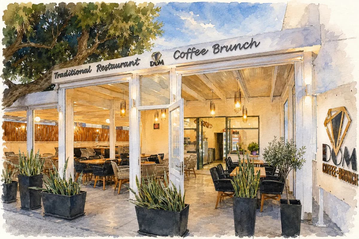 DOM Milos — Coffee, brunch and home cooking