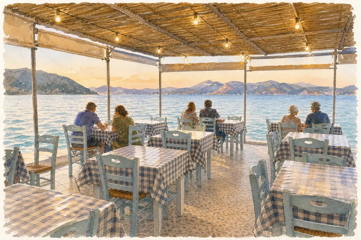 Taverna Embourios — Family waterside taverna