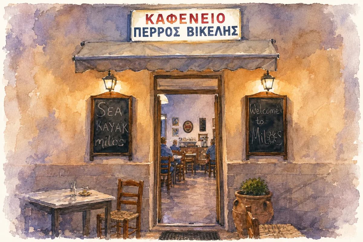 Kafeneio Perros — Traditional kafeneio