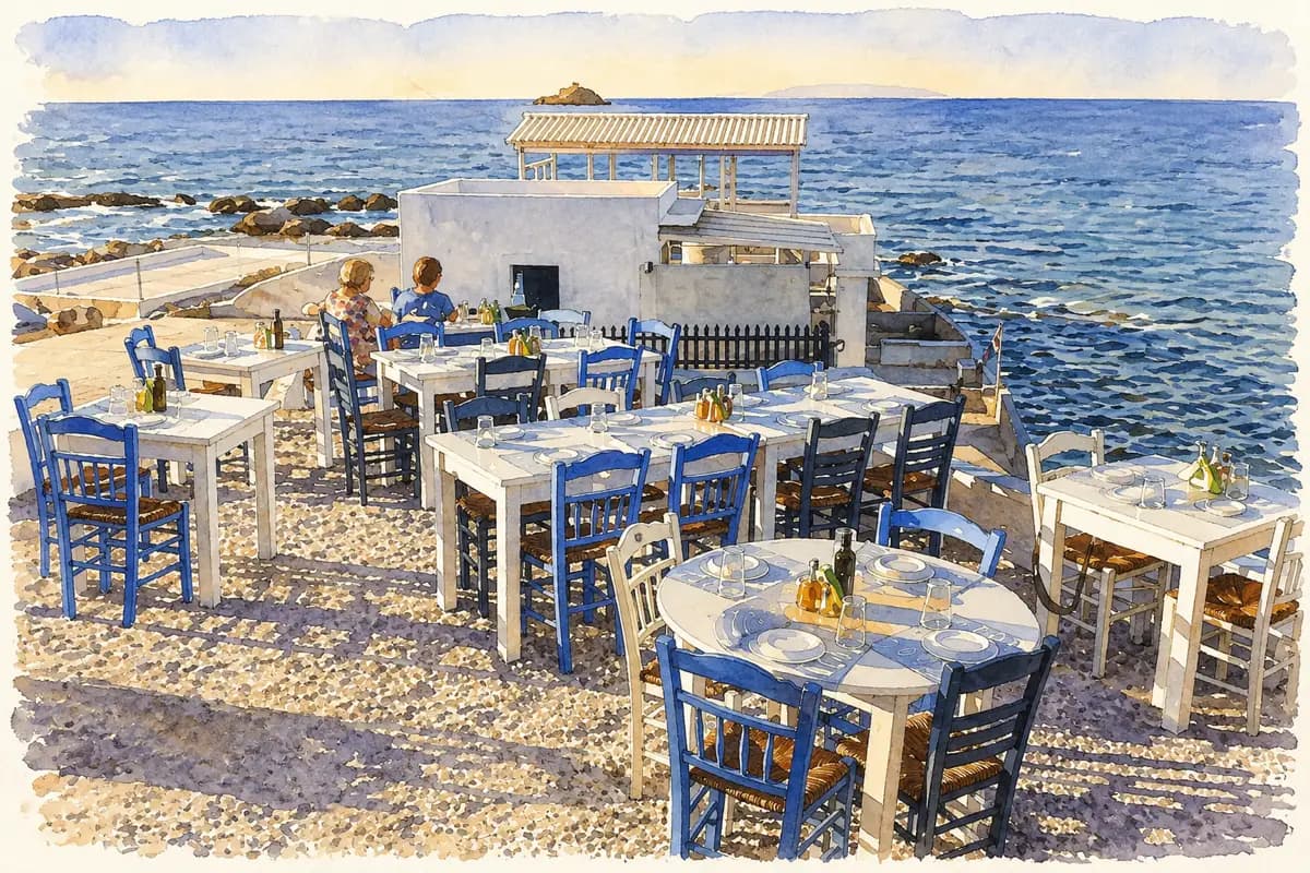 Medusa Milos — Waterfront meze restaurant