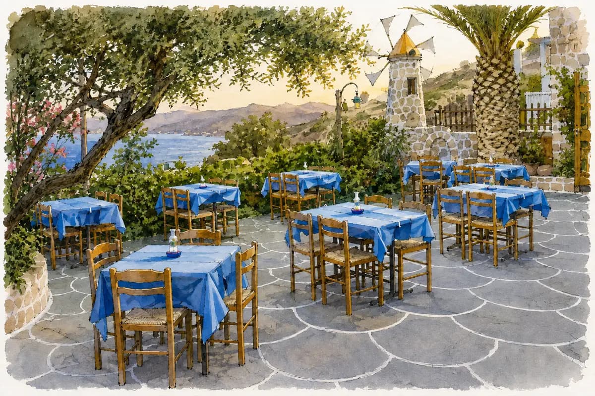 Methismeni Politia — Traditional taverna