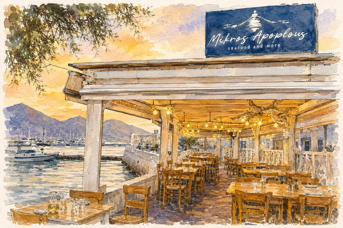 Mikros Apoplous — Seafood restaurant