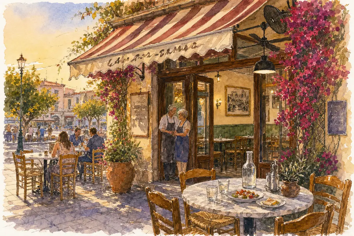 Giannatos — Kafeneio-ouzeri, in Argos