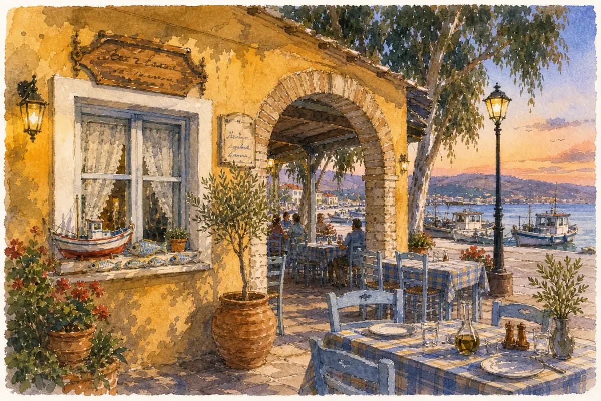 Psaropoula tou Valsami — Waterfront fish taverna