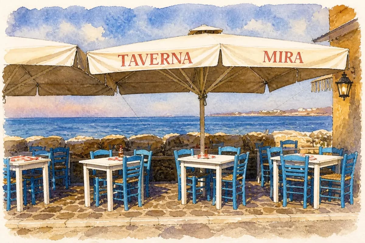 Taverna Mira — Seafront taverna