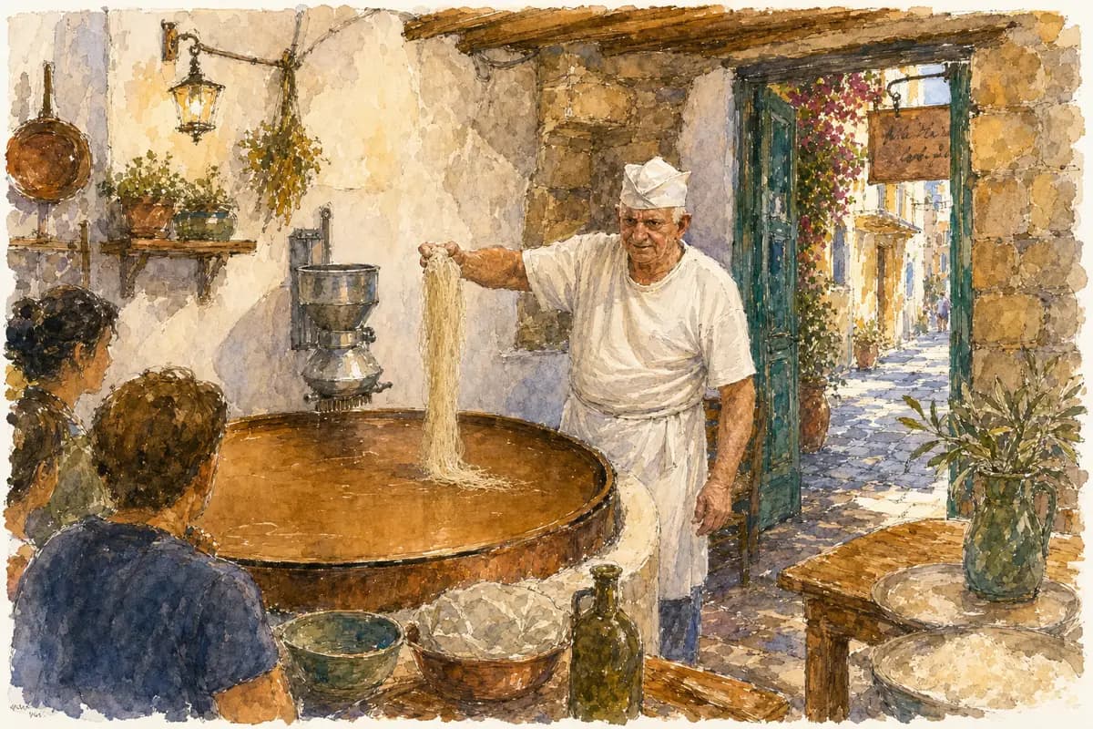 Chatziparaschos — Phyllo and sweets workshop, since 1958