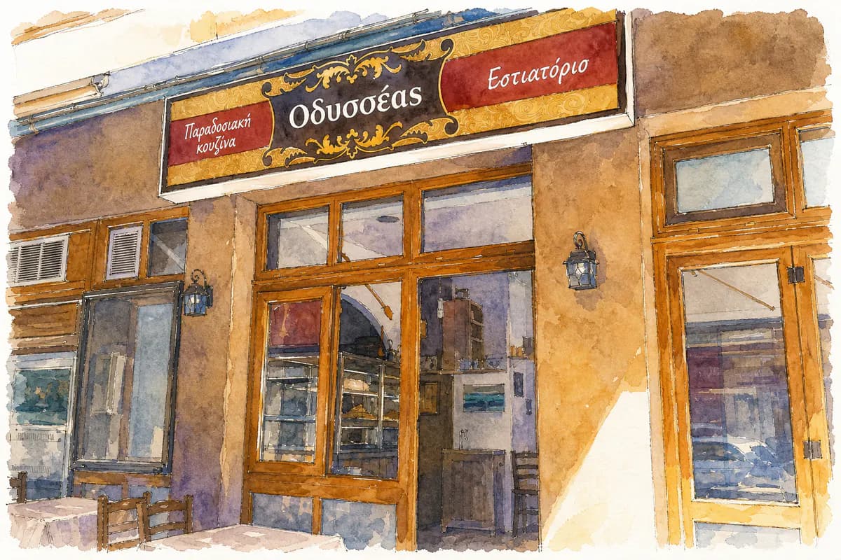 Οδυσσέας — Καθημερινό μαγειρείο