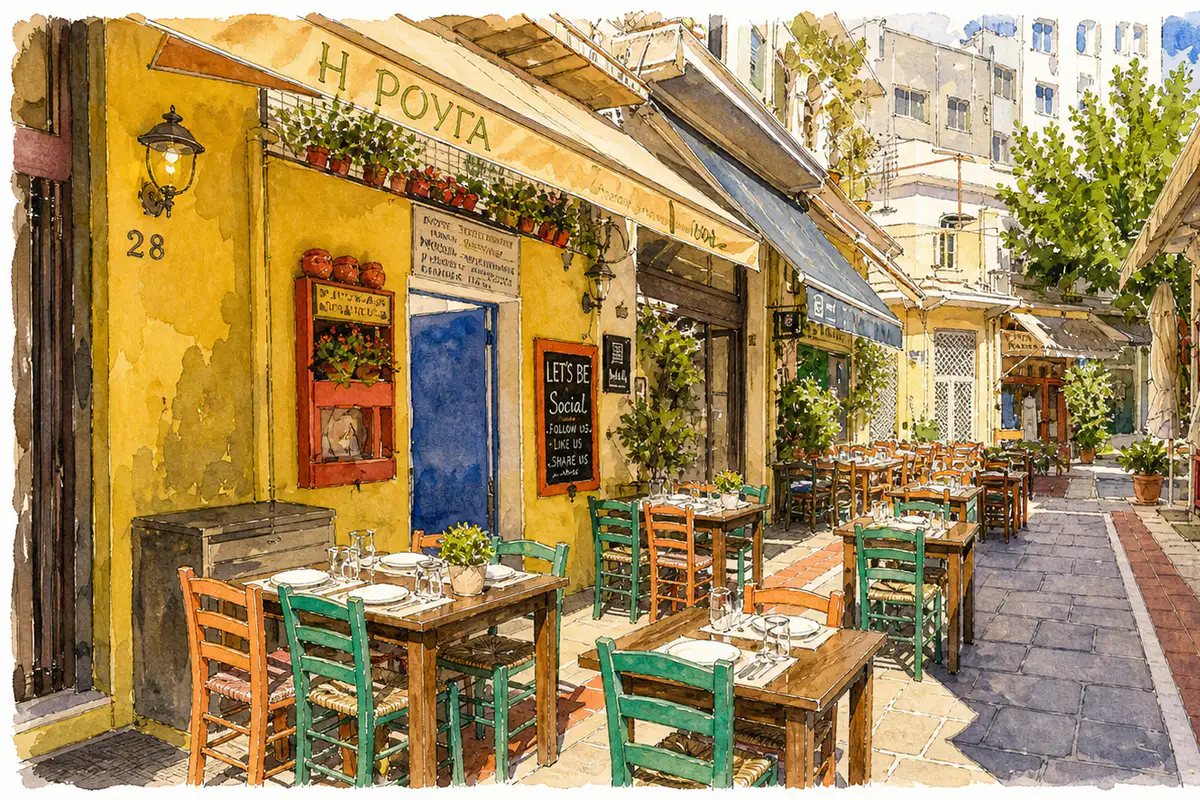 The Rouga — City-centre Greek taverna